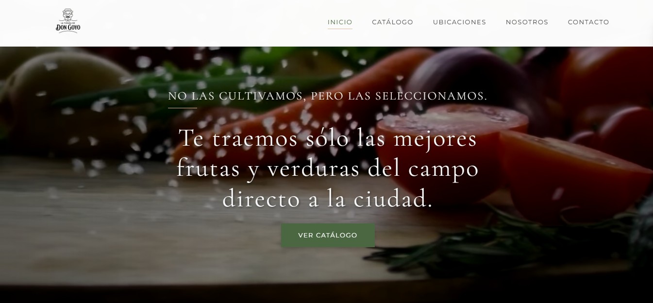 La Tienda de Don Goyo Website