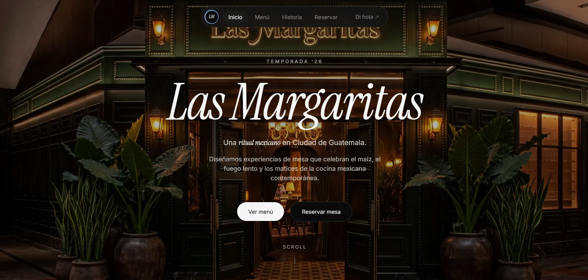 Las Margaritas Website
