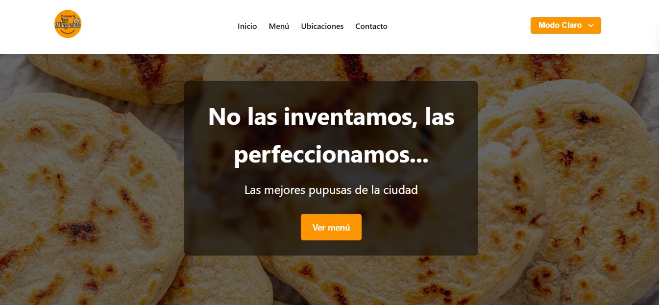 Pupusas Las Margaritas Website