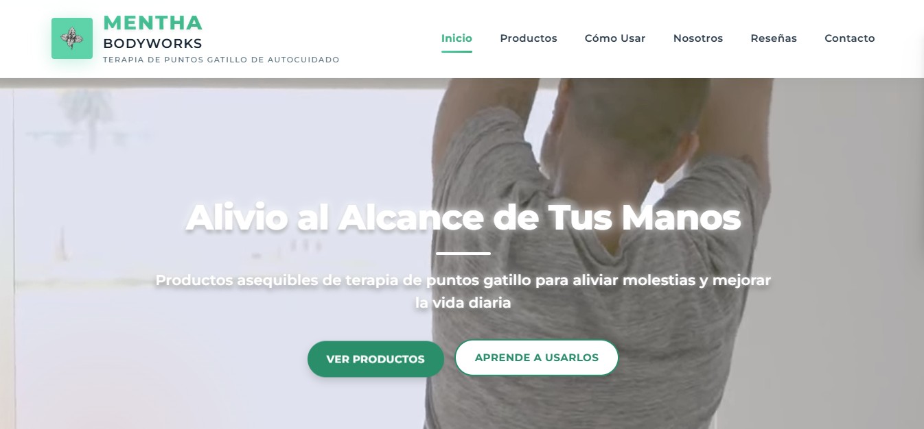Mentha Bodyworks Website